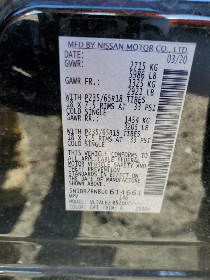 Photo 13 VIN: 5N1DR2BN8LC614661 - NISSAN PATHFINDER 