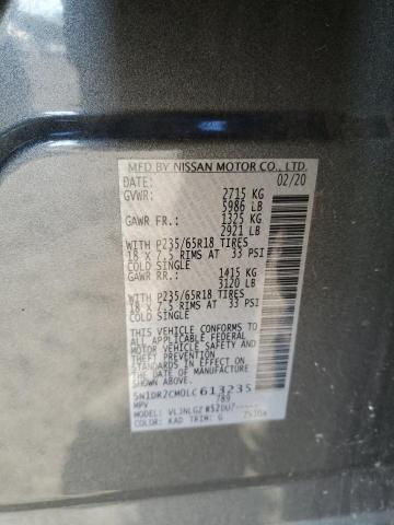 Photo 13 VIN: 5N1DR2CM0LC613235 - NISSAN PATHFINDER 