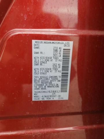 Photo 12 VIN: 5N1DR2CMXLC628812 - NISSAN PATHFINDER 