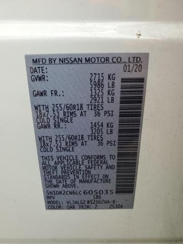 Photo 12 VIN: 5N1DR2CN6LC605035 - NISSAN PATHFINDER 