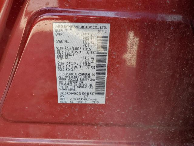 Photo 12 VIN: 5N1DR2MM0HC686630 - NISSAN PATHFINDER 