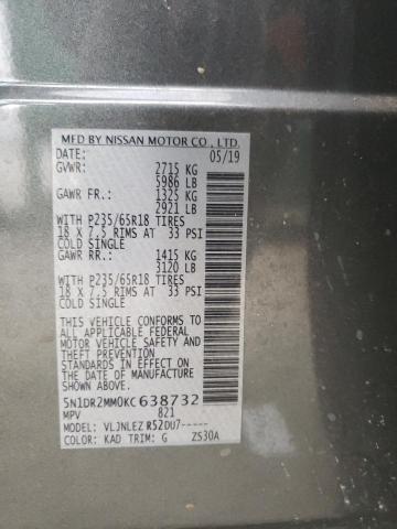 Photo 12 VIN: 5N1DR2MM0KC638732 - NISSAN PATHFINDER 