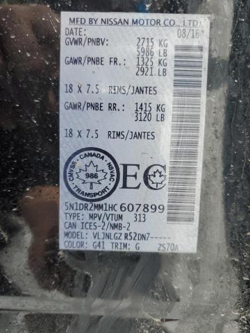 Photo 13 VIN: 5N1DR2MM1HC607899 - NISSAN PATHFINDER 