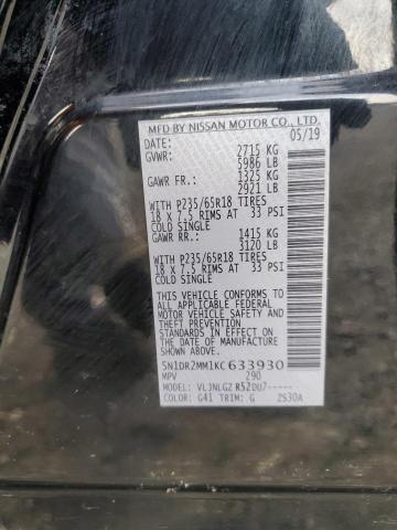 Photo 12 VIN: 5N1DR2MM1KC633930 - NISSAN PATHFINDER 