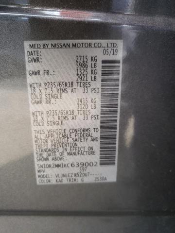 Photo 9 VIN: 5N1DR2MM1KC639002 - NISSAN PATHFINDER 