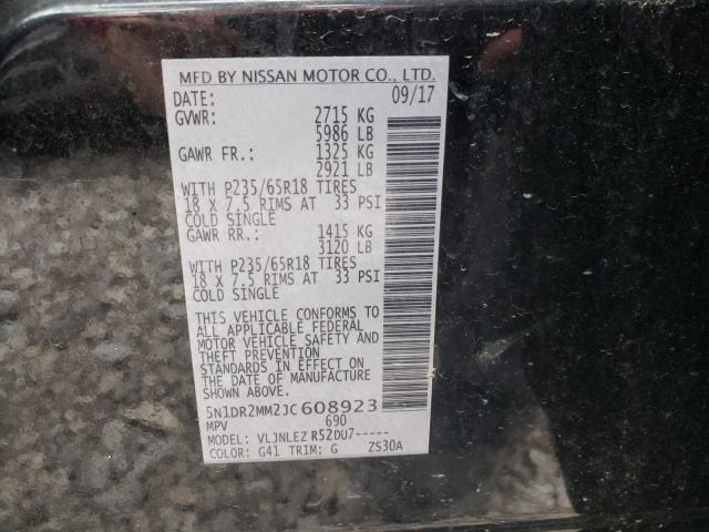 Photo 9 VIN: 5N1DR2MM2JC608923 - NISSAN PATHFINDER 