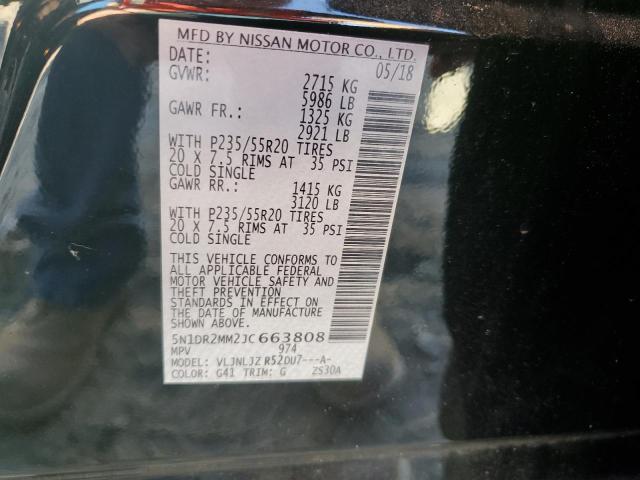 Photo 9 VIN: 5N1DR2MM2JC663808 - NISSAN PATHFINDER 