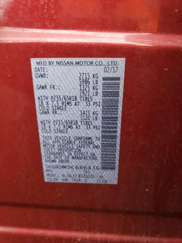 Photo 13 VIN: 5N1DR2MM3HC666436 - NISSAN PATHFINDER 