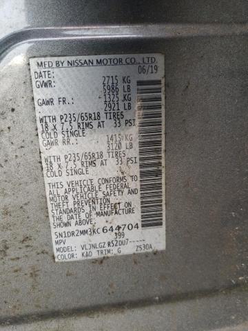 Photo 13 VIN: 5N1DR2MM3KC644704 - NISSAN PATHFINDER 