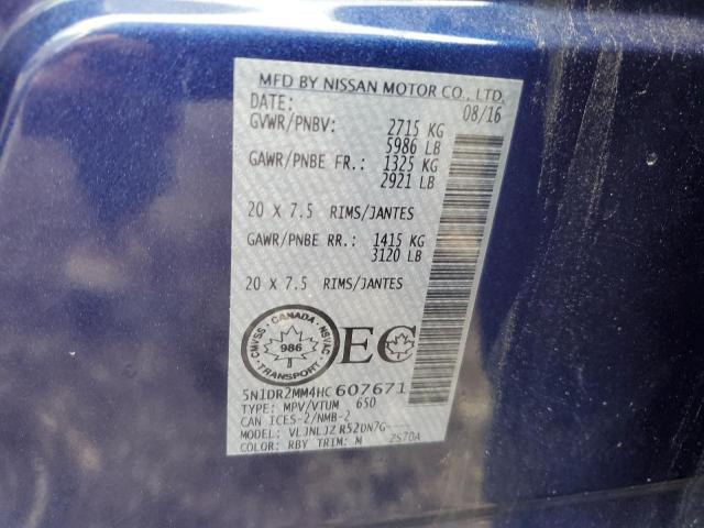 Photo 13 VIN: 5N1DR2MM4HC607671 - NISSAN PATHFINDER 