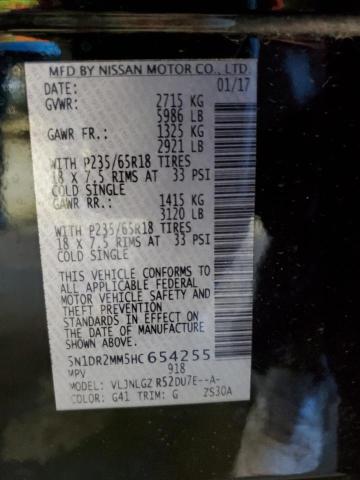 Photo 12 VIN: 5N1DR2MM5HC654255 - NISSAN PATHFINDER 