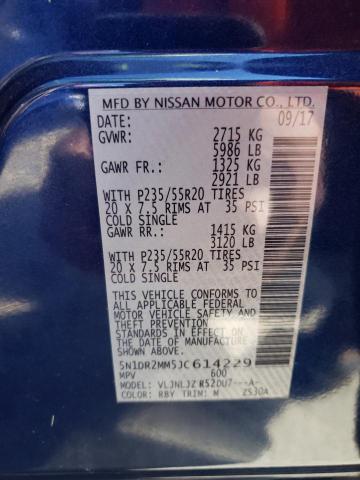 Photo 9 VIN: 5N1DR2MM5JC614229 - NISSAN PATHFINDER 