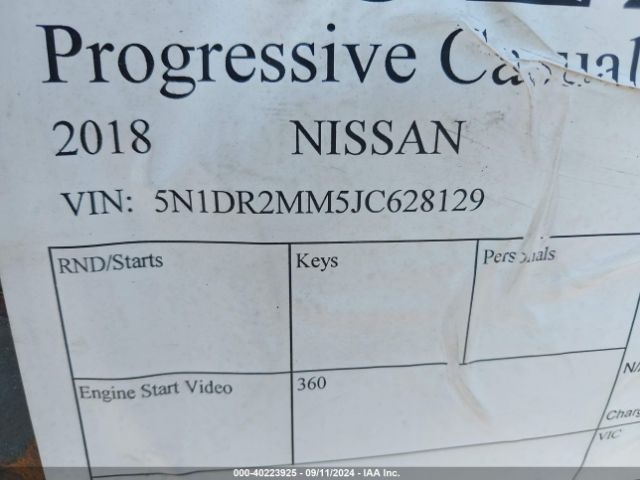 Photo 8 VIN: 5N1DR2MM5JC628129 - NISSAN PATHFINDER 