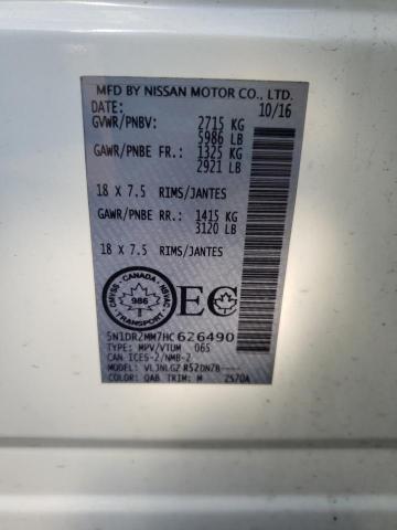 Photo 13 VIN: 5N1DR2MM7HC626490 - NISSAN PATHFINDER 