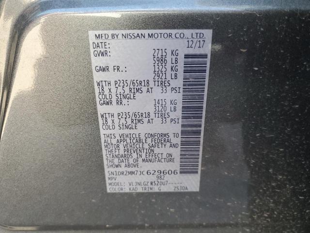 Photo 12 VIN: 5N1DR2MM7JC629606 - NISSAN PATHFINDER 