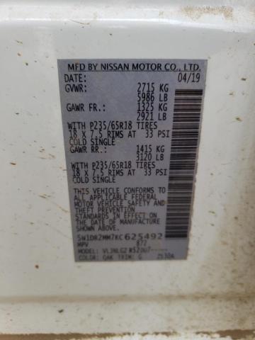 Photo 12 VIN: 5N1DR2MM7KC625492 - NISSAN PATHFINDER 