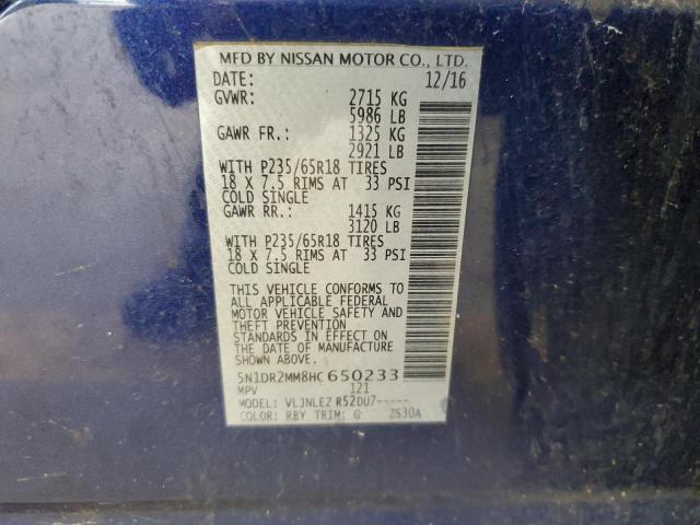 Photo 11 VIN: 5N1DR2MM8HC650233 - NISSAN PATHFINDER 