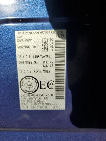 Photo 12 VIN: 5N1DR2MM9KC605390 - NISSAN PATHFINDER 