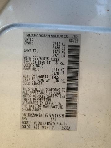 Photo 12 VIN: 5N1DR2MM9KC655058 - NISSAN PATHFINDER 