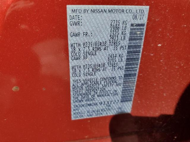 Photo 13 VIN: 5N1DR2MN1HC913722 - NISSAN PATHFINDER 