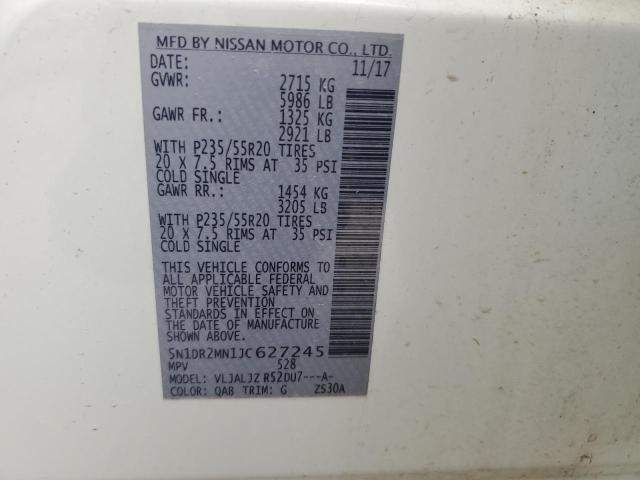 Photo 12 VIN: 5N1DR2MN1JC627245 - NISSAN PATHFINDER 