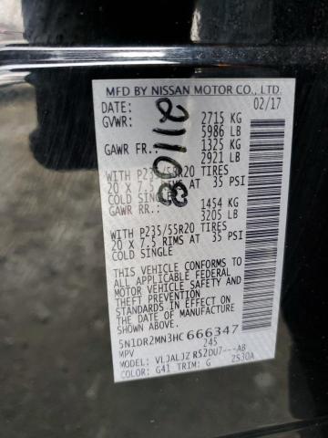 Photo 11 VIN: 5N1DR2MN3HC666347 - NISSAN PATHFINDER 