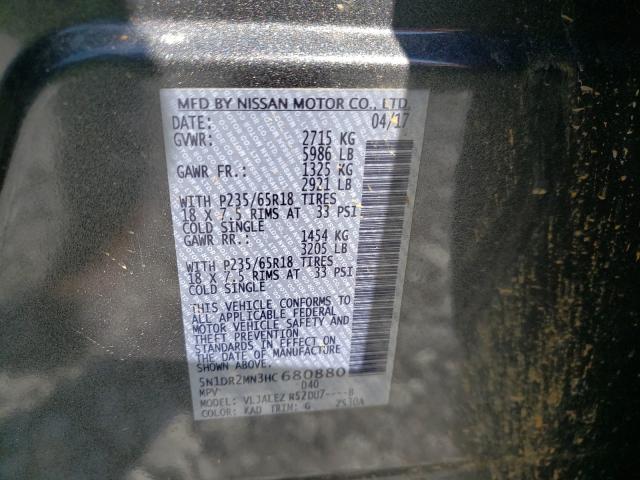 Photo 9 VIN: 5N1DR2MN3HC680880 - NISSAN PATHFINDER 