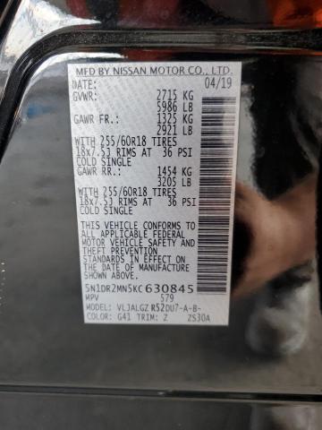 Photo 12 VIN: 5N1DR2MN5KC630845 - NISSAN PATHFINDER 