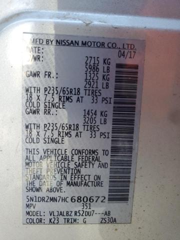 Photo 12 VIN: 5N1DR2MN7HC680672 - NISSAN PATHFINDER 