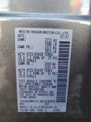 Photo 13 VIN: 5N1DR2MN7HC904880 - NISSAN PATHFINDER 