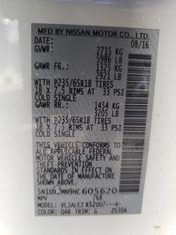 Photo 9 VIN: 5N1DR2MN9HC605620 - NISSAN PATHFINDER 