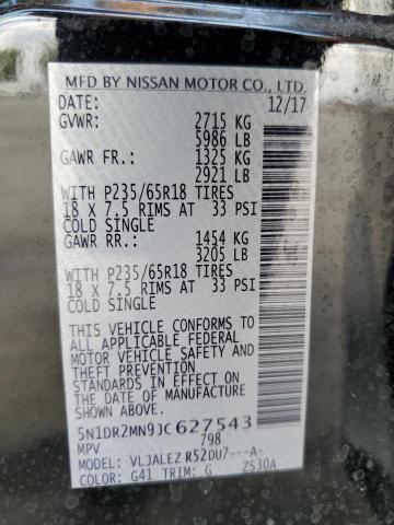 Photo 12 VIN: 5N1DR2MN9JC627543 - NISSAN PATHFINDER 