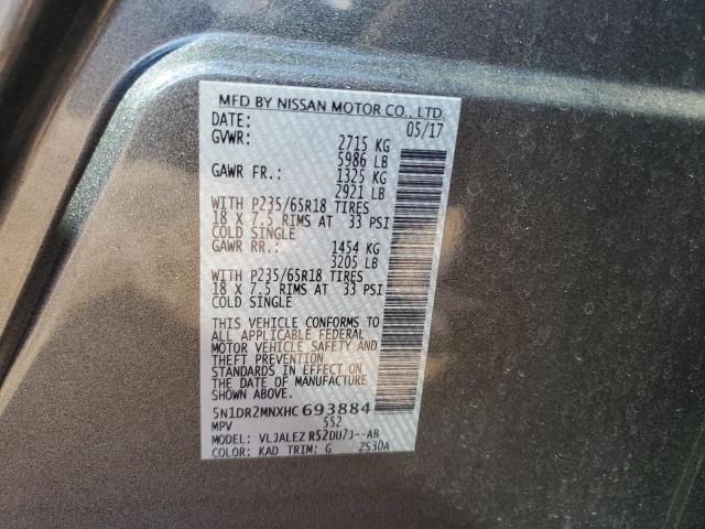 Photo 12 VIN: 5N1DR2MNXHC693884 - NISSAN PATHFINDER 