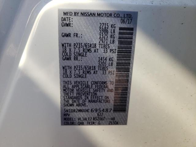 Photo 13 VIN: 5N1DR2MNXHC695487 - NISSAN PATHFINDER 