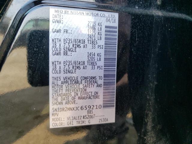 Photo 12 VIN: 5N1DR2MNXJC659210 - NISSAN PATHFINDER 