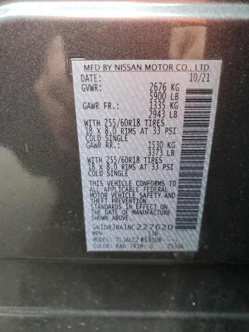 Photo 12 VIN: 5N1DR3BA1NC227620 - NISSAN PATHFINDER 