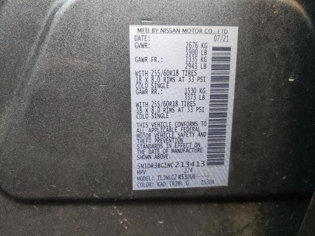 Photo 12 VIN: 5N1DR3BC1NC213413 - NISSAN PATHFINDER 