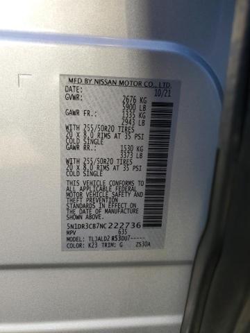 Photo 12 VIN: 5N1DR3CB7NC222736 - NISSAN PATHFINDER 