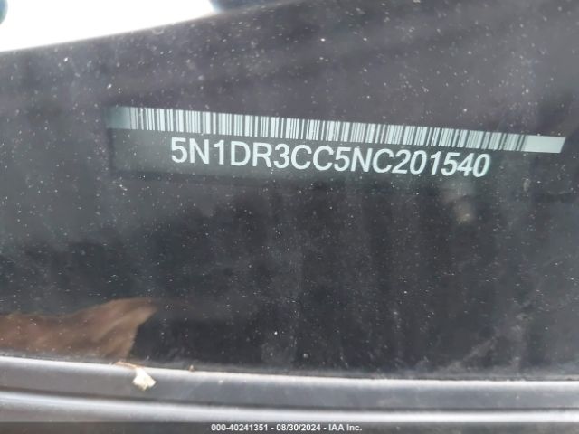 Photo 8 VIN: 5N1DR3CC5NC201540 - NISSAN PATHFINDER 