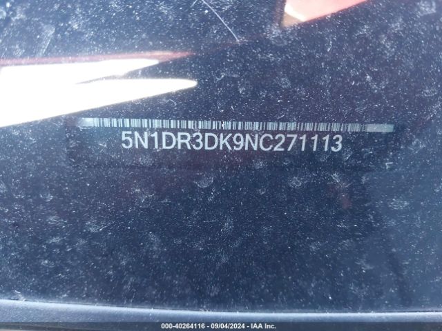 Photo 8 VIN: 5N1DR3DK9NC271113 - NISSAN PATHFINDER 