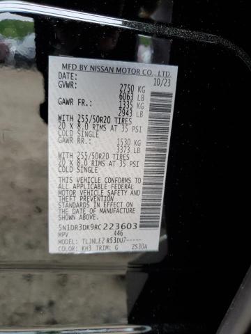 Photo 11 VIN: 5N1DR3DK9RC223603 - NISSAN PATHFINDER 