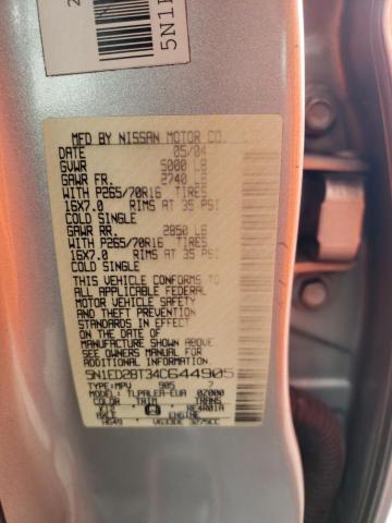 Photo 11 VIN: 5N1ED28T34C644905 - NISSAN XTERRA 