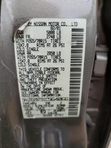 Photo 12 VIN: 5N1ED28T91C564066 - NISSAN XTERRA 