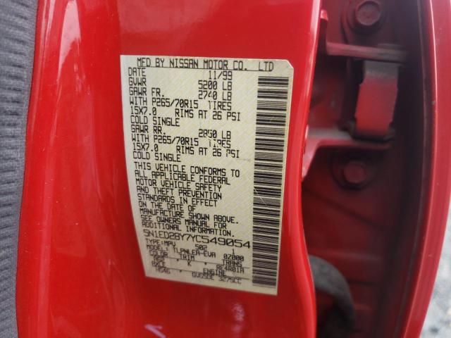 Photo 11 VIN: 5N1ED28Y7YC549054 - NISSAN XTERRA XE 