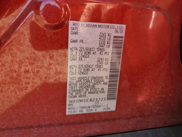 Photo 12 VIN: 5N1ET2MT3JC823725 - NISSAN ROGUE 