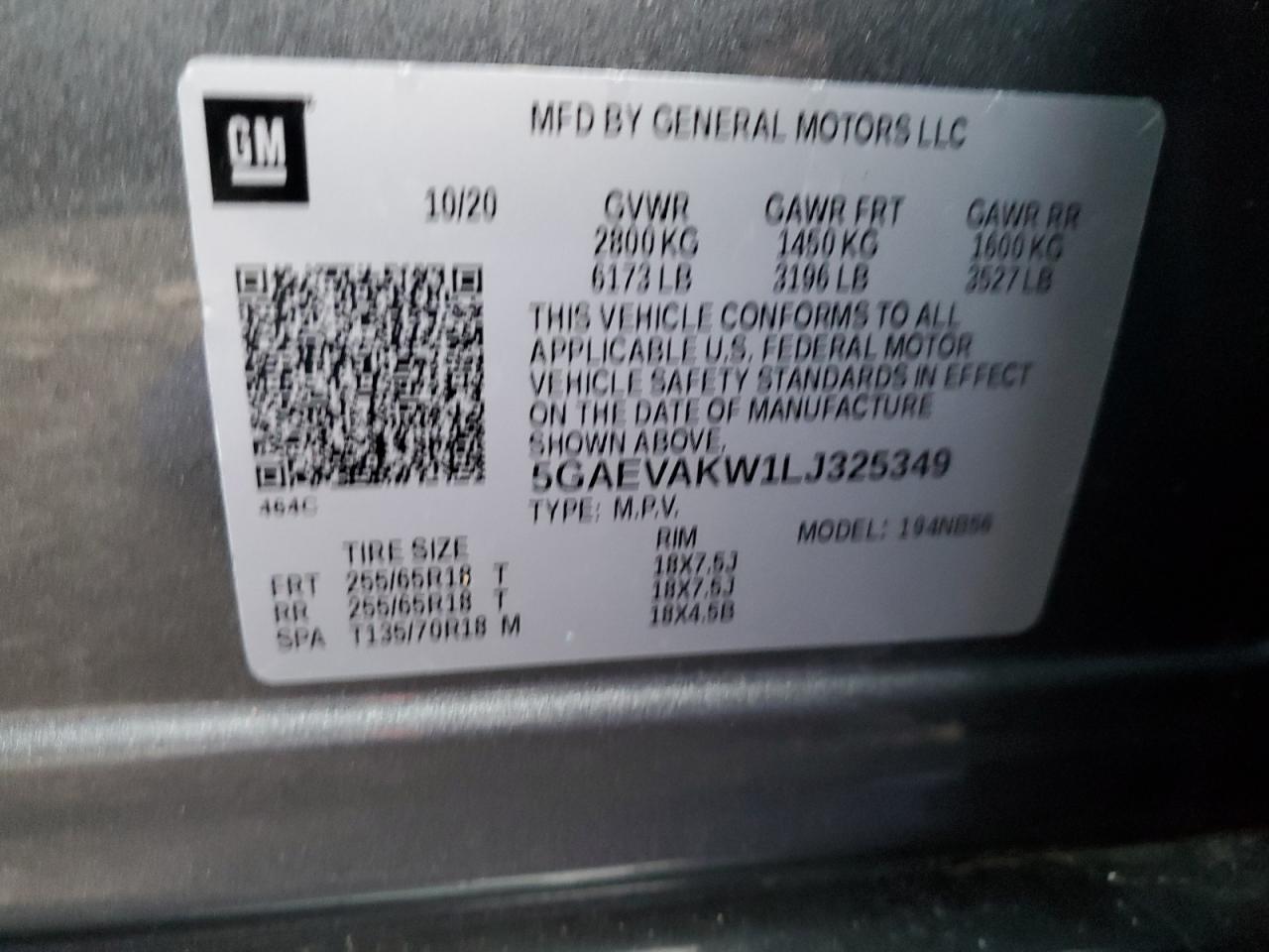 Photo 12 VIN: 5N2AN08W17C526379 - BUICK ENCLAVE 