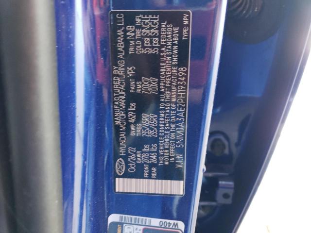 Photo 11 VIN: 5NMJA3AE2PH193498 - HYUNDAI TUCSON SE 