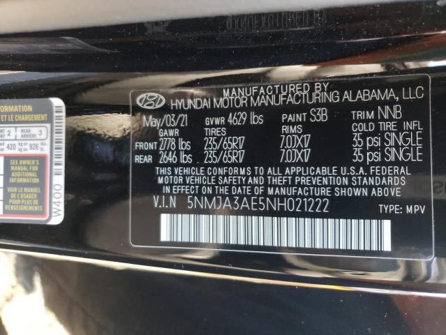 Photo 9 VIN: 5NMJA3AE5NH021222 - HYUNDAI TUCSON SE 