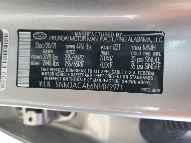 Photo 11 VIN: 5NMJACAE6NH079971 - HYUNDAI TUCSON 