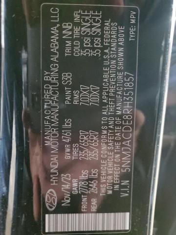 Photo 12 VIN: 5NMJACDE8RH351857 - HYUNDAI TUCSON SE 